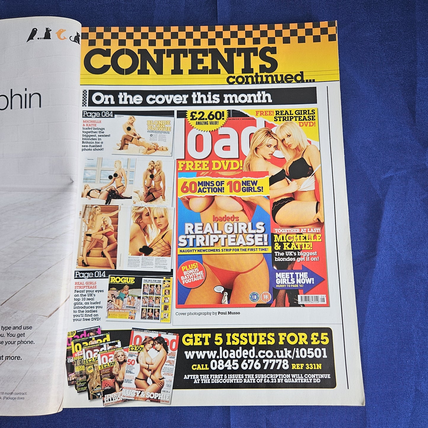 Loaded Magazine June 2006 (1340) Michelle Marsh Katie Downes Lucy Pinder Colleen