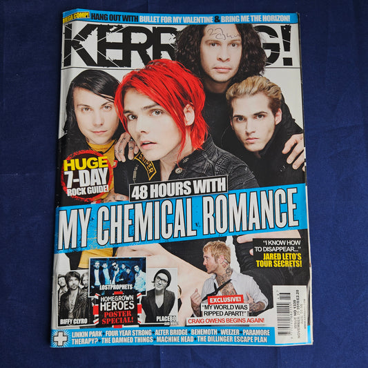 Kerrang! Magazine November 20 2010 #1339 (1341) My Chemical Romance Jared Leto