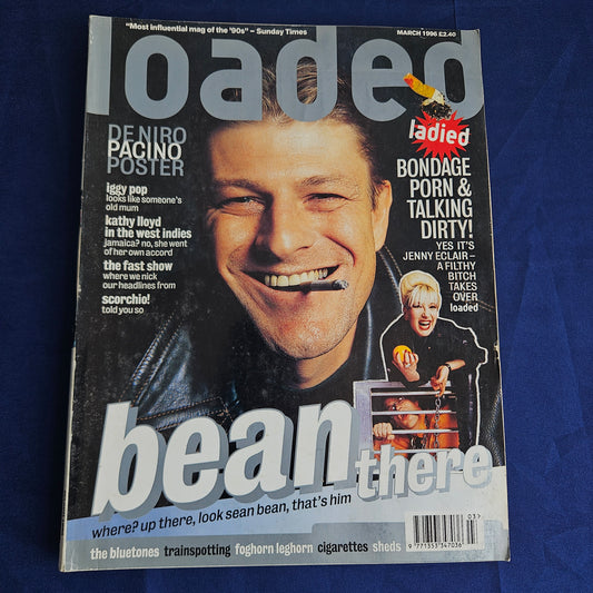 Loaded Magazine March 1996 (1342) Sean Bean Kathy Lloyd Poster Trainspotting