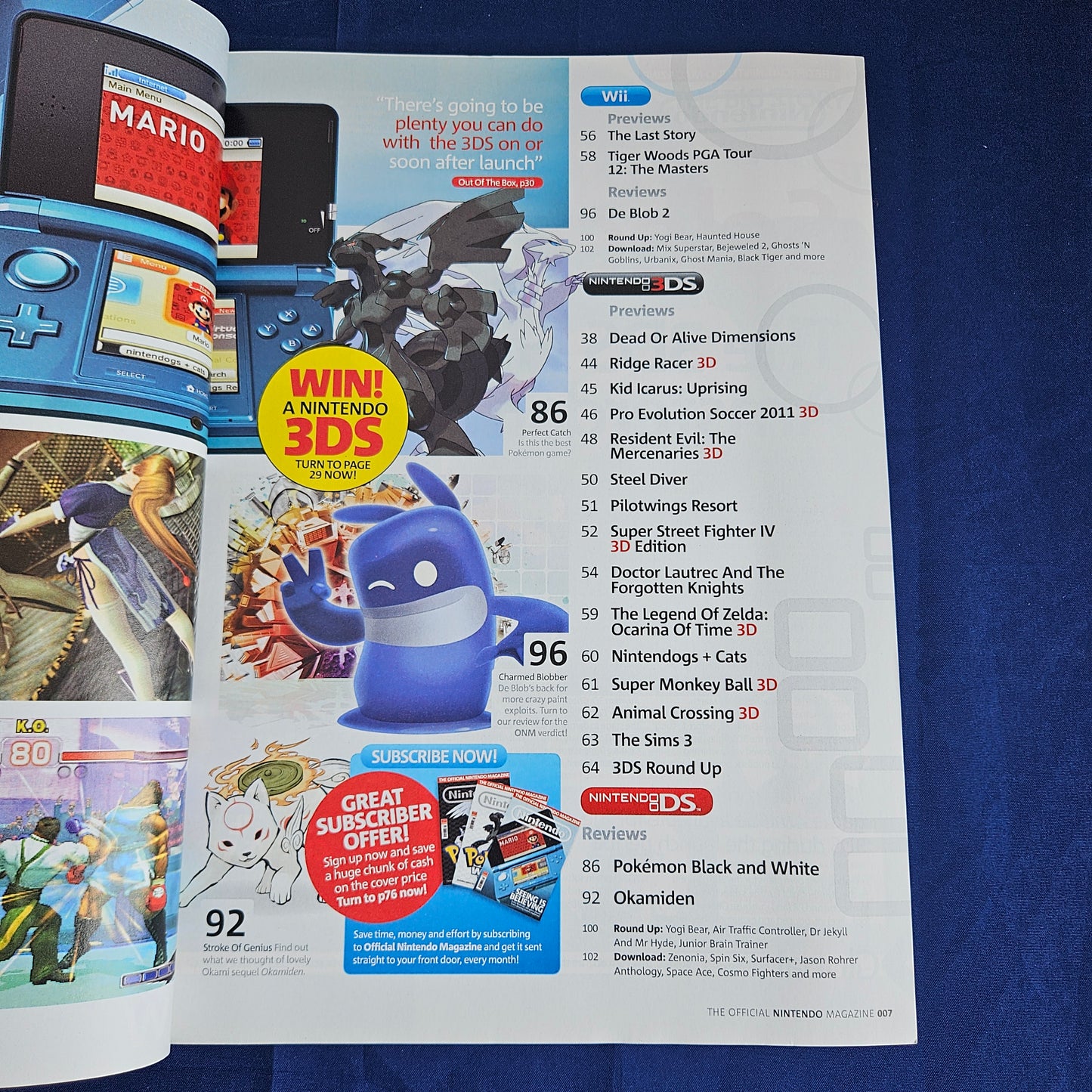 Official Nintendo Magazine Issue 66 March 2011 (1343) Nintendo 3DS Pokemon Black