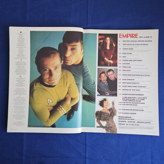 Empire Magazine January 1997 (1345) Issue 91 Kate Winslet Star Trek First Contact