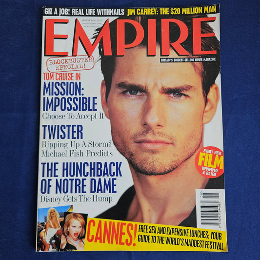 Empire Magazine August 1996 Issue 86 (1345) Tom Cruise Mission Impossible Twister Carrey