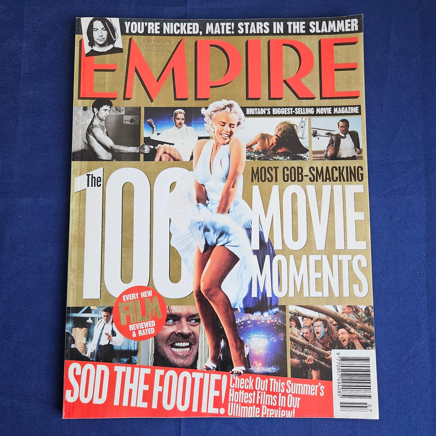 Empire Magazine July 1996 Issue 85 (1345) 100 Movie Moments Marilyn Monroe Jack Nicholson