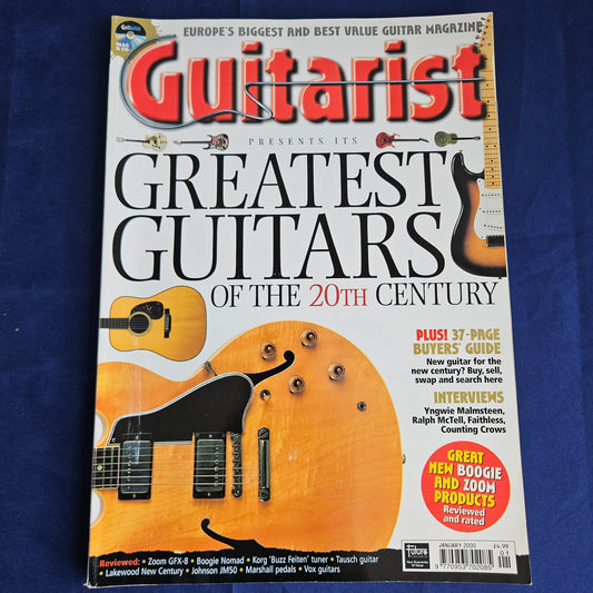 Guitarist Magazine January 2000 #190 (1347) Yngwie Malmsteen Counting Crows Vox