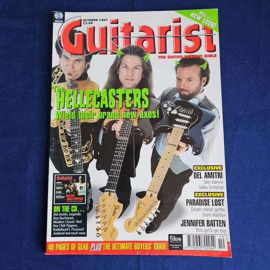 Guitarist Magazine October 1997 Vol 14 No 5 (1347) Hellecasters Batten Del Amitri