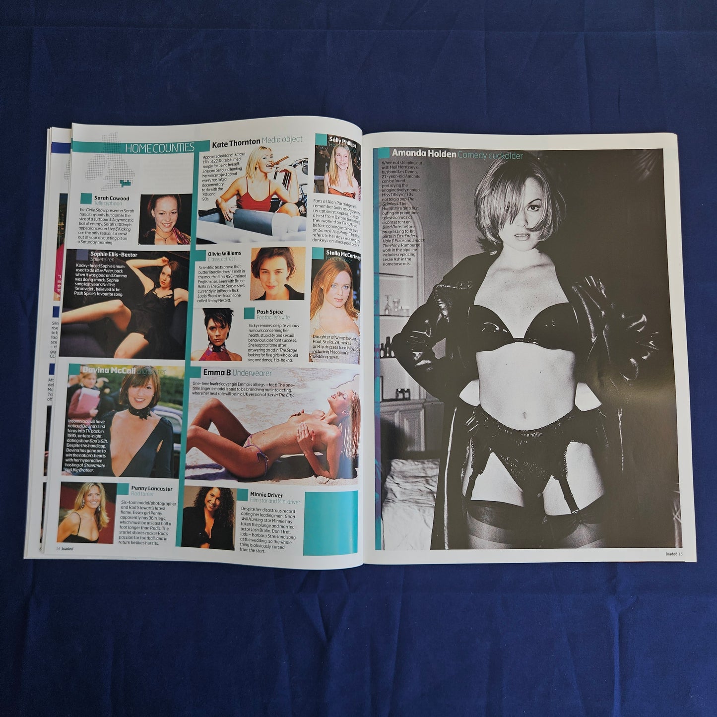 Loaded Magazine Brit Babe Bible (0010) Amanda Holden Kelly Brook Nell McAndrew