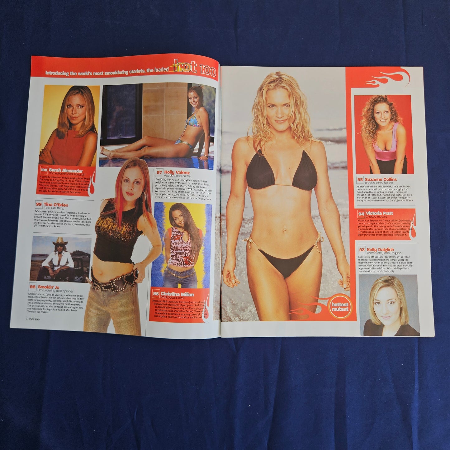 Loaded Magazine Hot 100 Supplement (0010) Lucy Clarkson Holly Valance Y2K
