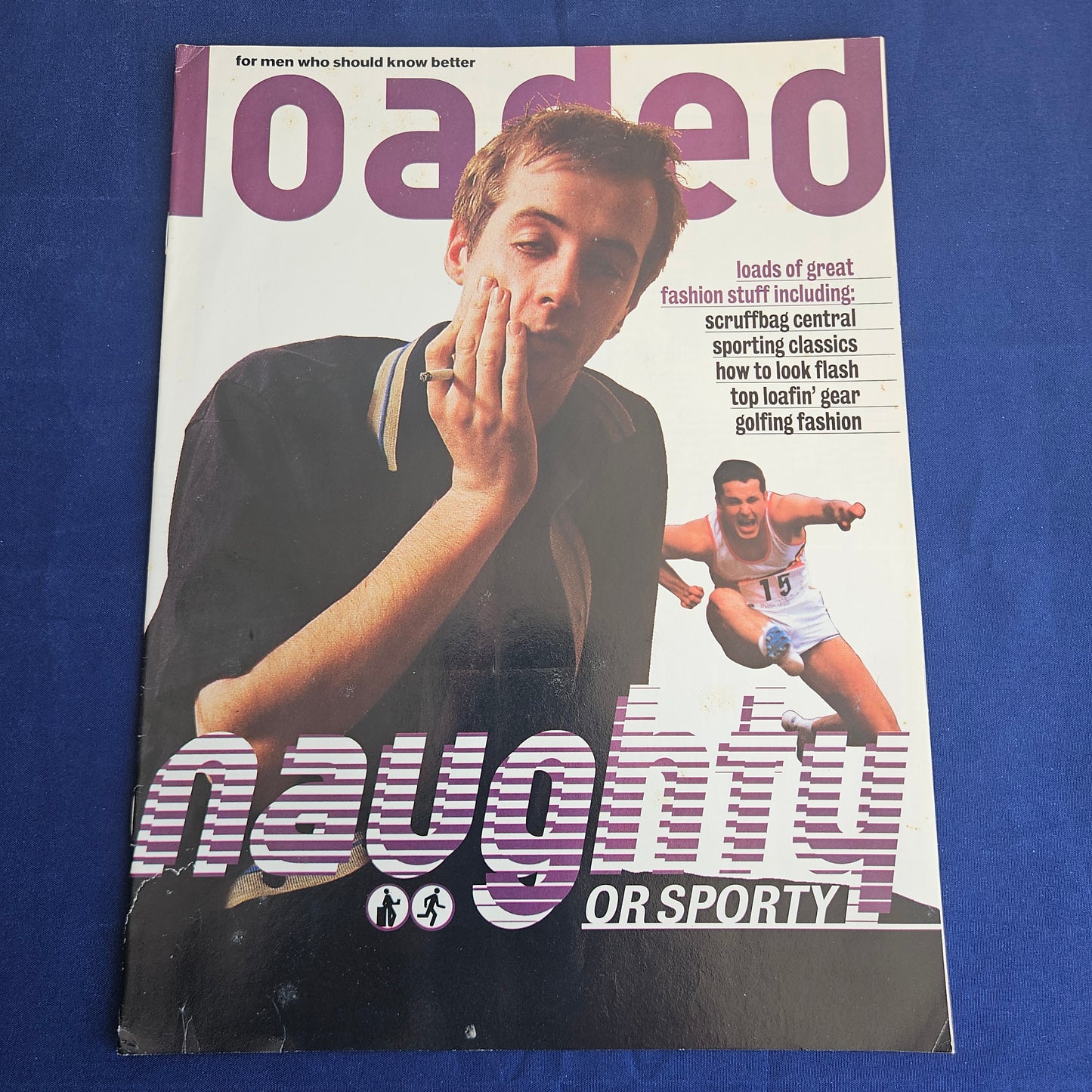 Loaded Magazine Naughty Or Sporty Fashion Supplement (0010) Mens Style Britpop 90s