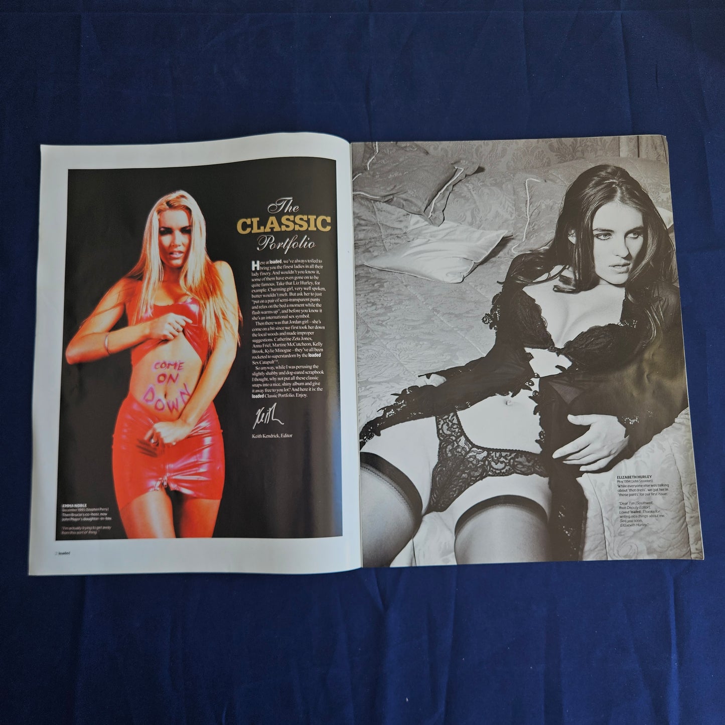 Loaded Magazine Classic Portfolio (0010) Kylie Minogue Elizabeth Hurley Jordan