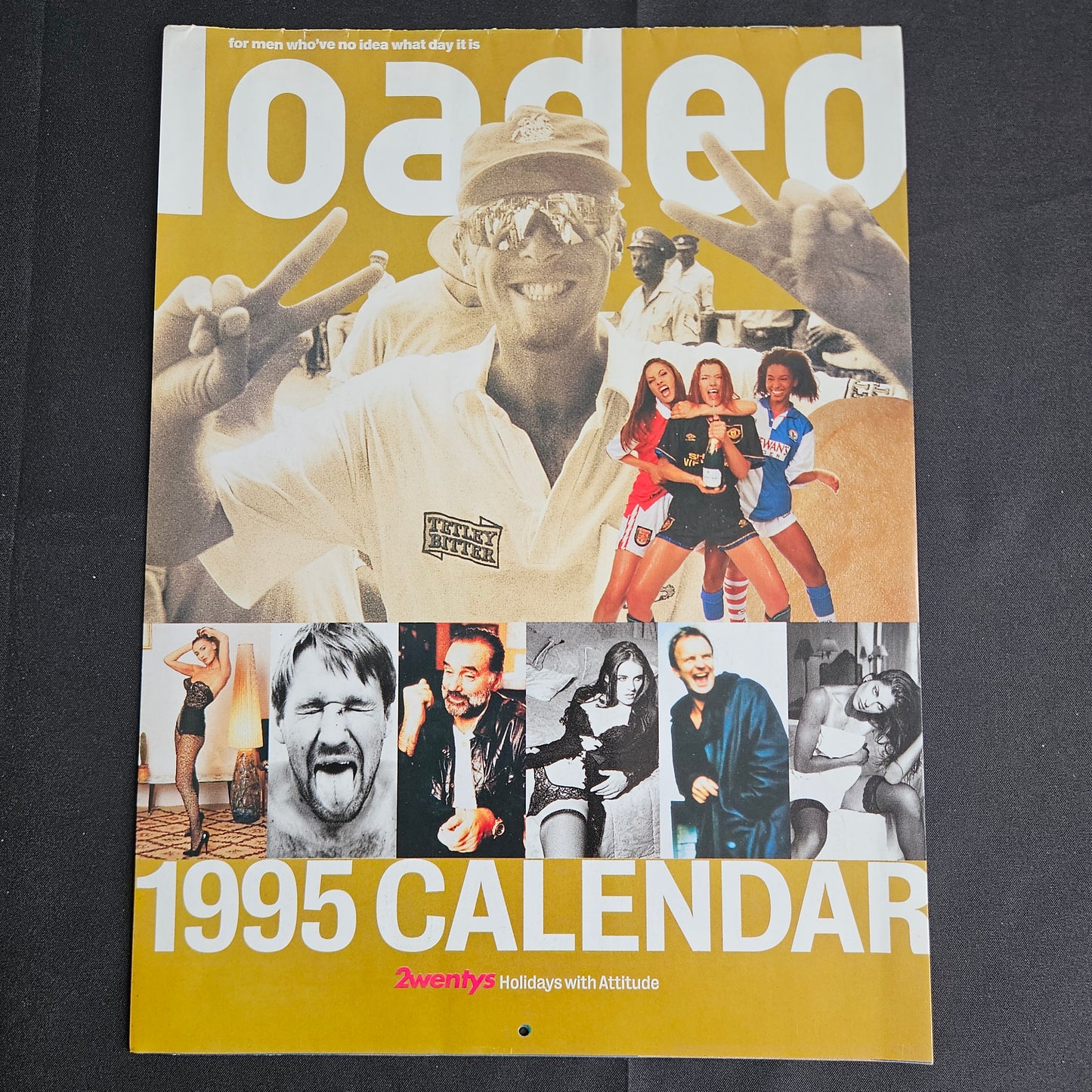 Loaded Magazine 1995 Calendar (0011) Elizabeth Hurley Paul Weller Britpop 90s