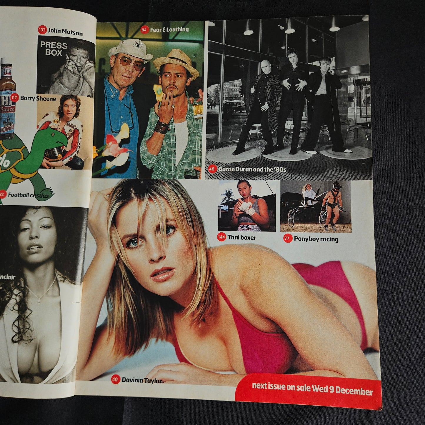 Loaded Magazine December 1998 (1352) Davinia Taylor Johnny Depp Famke Janssen