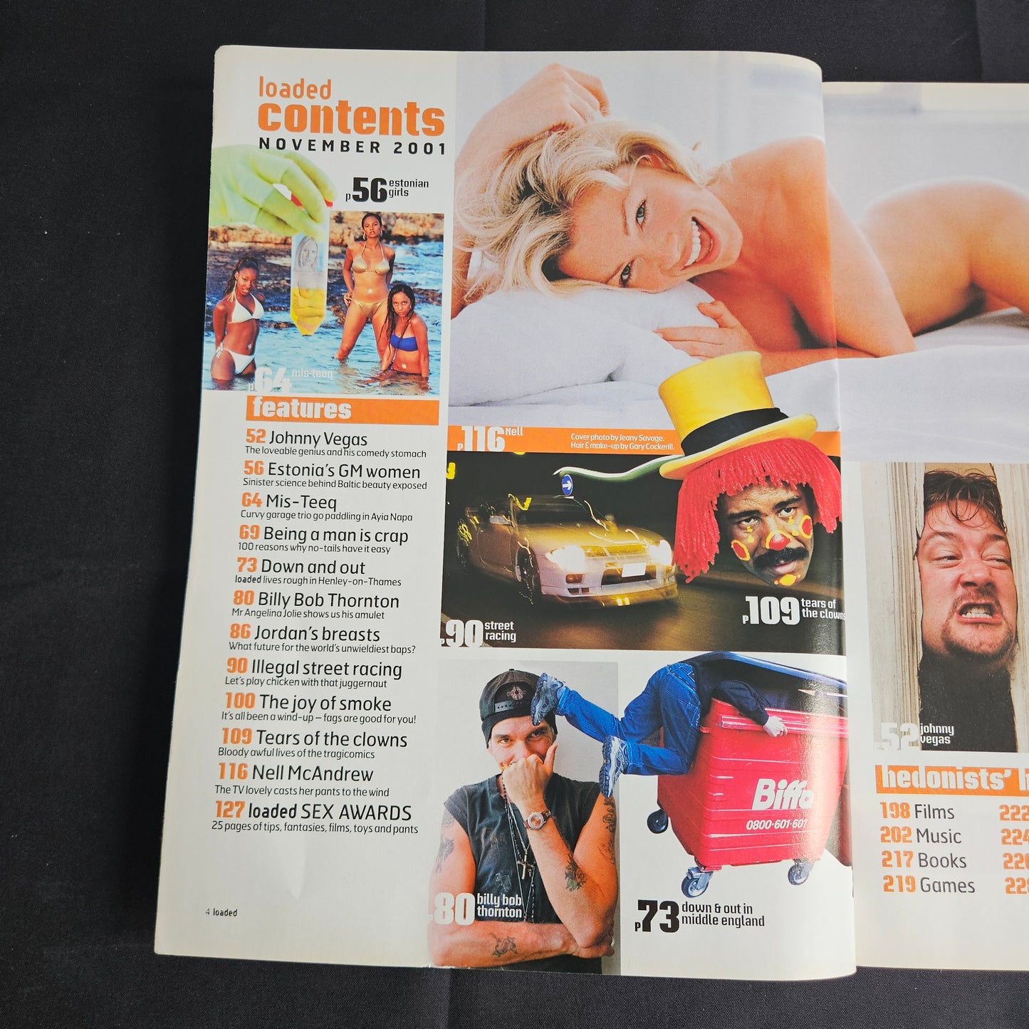Loaded Magazine November 2001 (1352) Nell McAndrew Mis-Teeq Billy Bob Thornton Y2K