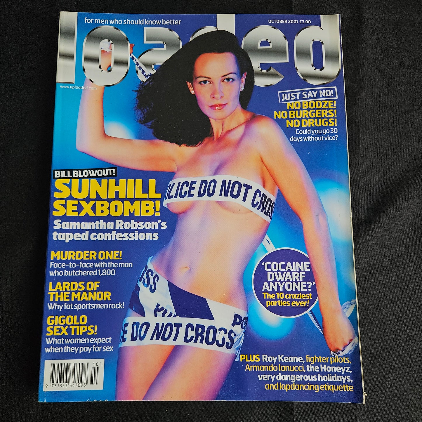 Loaded Magazine October 2001 (1352) Samantha Robson Roy Keane Armando Iannucci