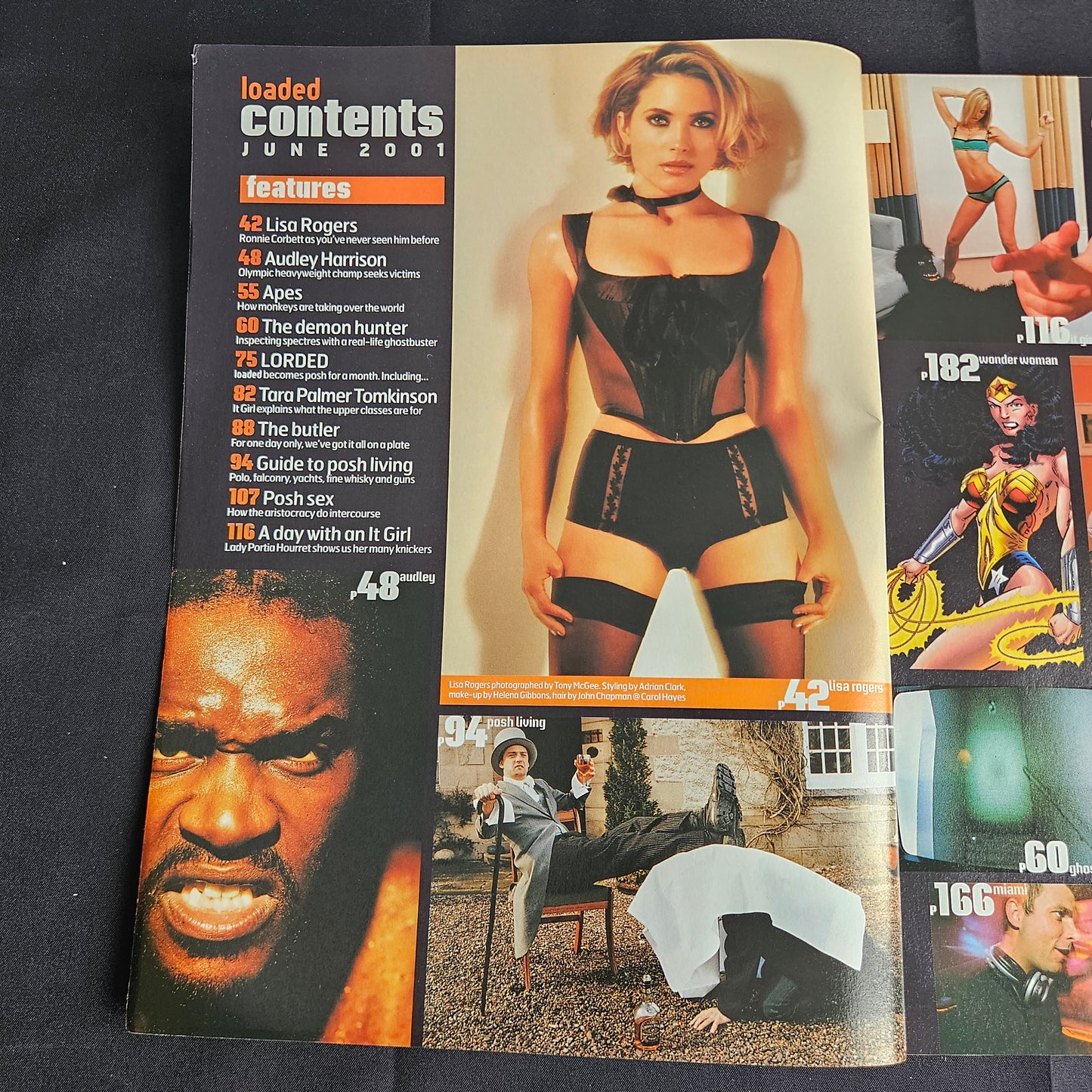 Loaded Magazine June 2001 (1352) Lisa Rogers Tara Palmer-Tomkinson Ray Liotta Y2K