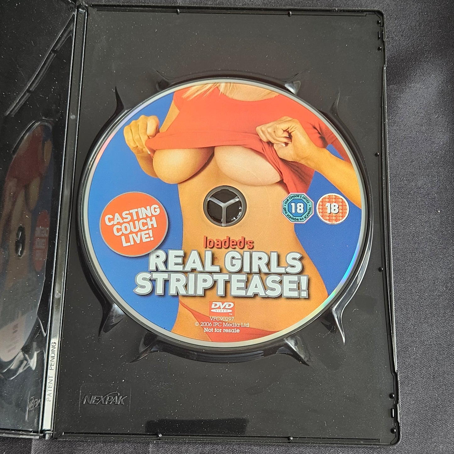 Loaded's Real Girls Striptease! DVD – Rare June 2006 Promo (Box 0002)