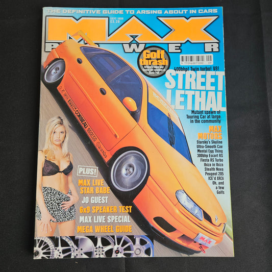 Max Power Magazine October 1999 (1356) Danni Hunt Citroen Saxo Nissan Skyline R34