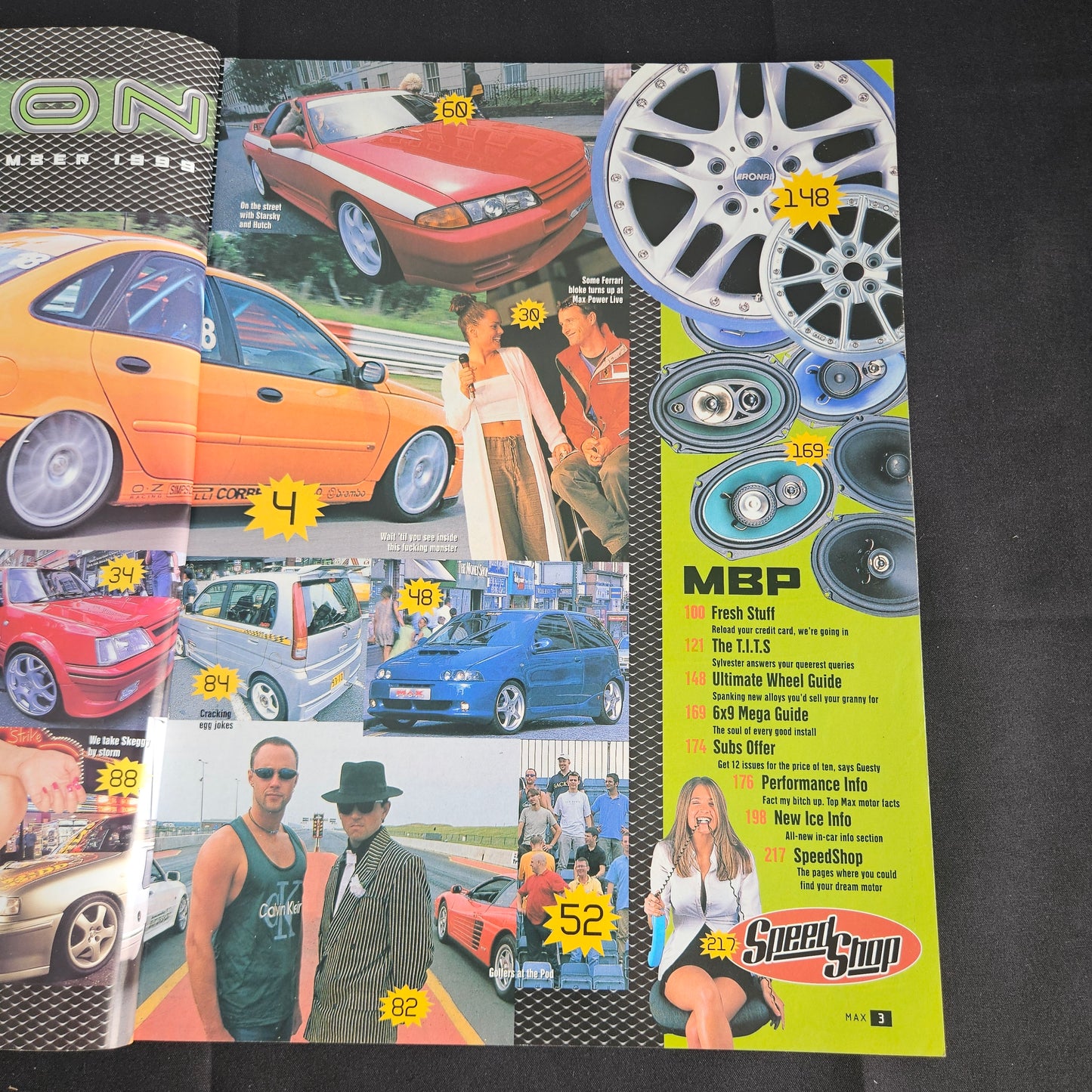 Max Power Magazine September 1999 (1356) Jo Guest Renault Laguna Skyline R32 90s