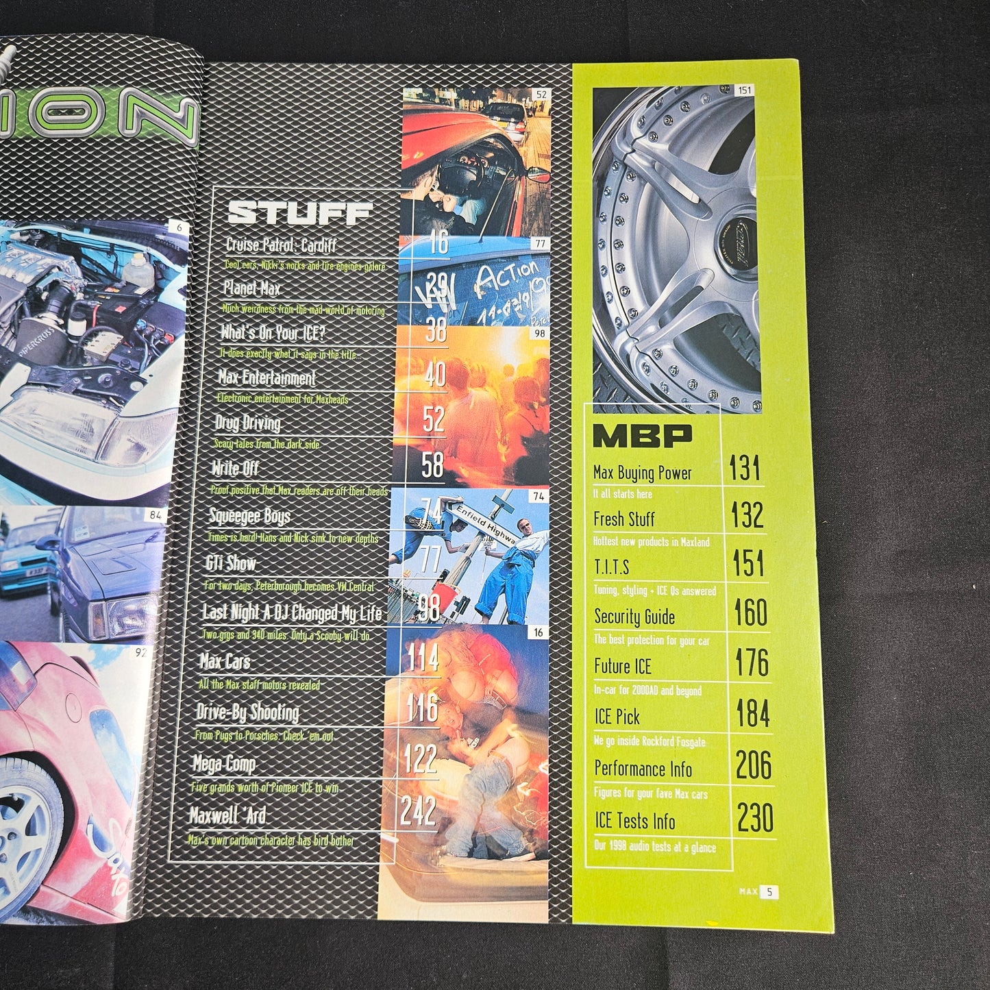Max Power Magazine November 1998 (1356) V6 Peugeot 306 Cabrio Golf VR6 RS Turbo