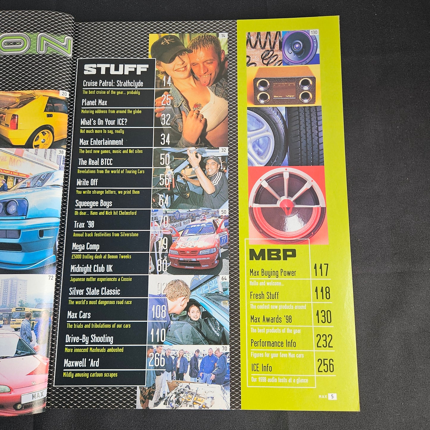 Max Power Magazine December 1998 (1356) 450BHP Ford Ka Lancia Integrale Trax 98