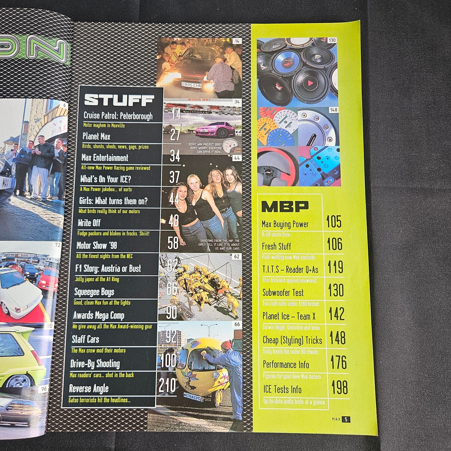 Max Power Magazine January 1999 (1357) Escort RS Cossie Cabriolet Supra JDM