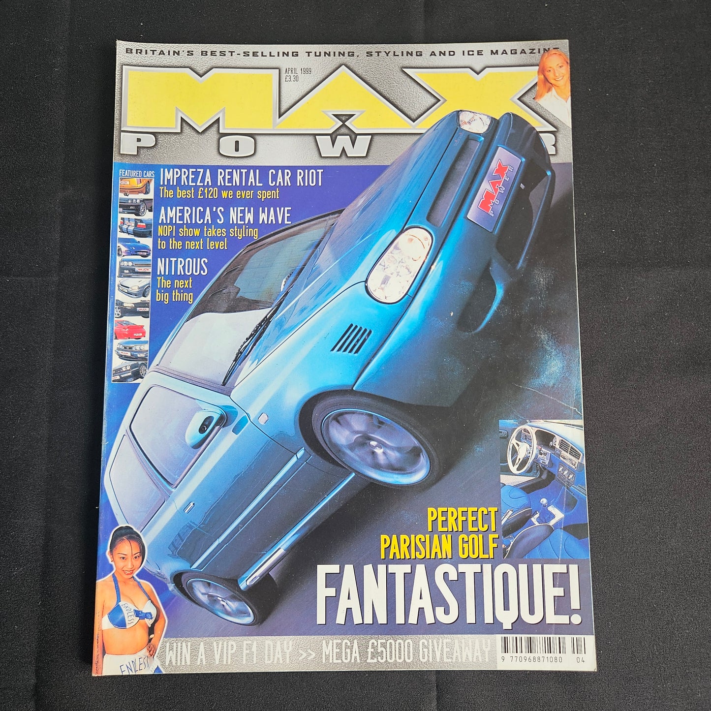 Max Power Magazine April 1999 (1357) VW Golf VR6 Subaru Impreza Sierra Cosworth
