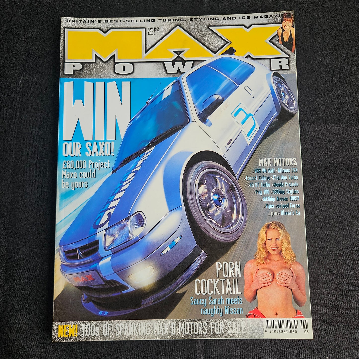 Max Power Magazine May 1999 (1357) Project Maxo Citroen Saxo Skyline GTR Sarah