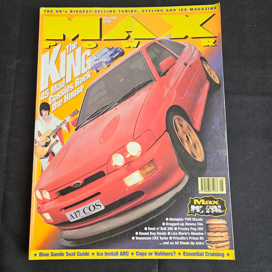Max Power Magazine May 1998 (1357) Ford Escort Cosworth SEMA Auto Salon JDM