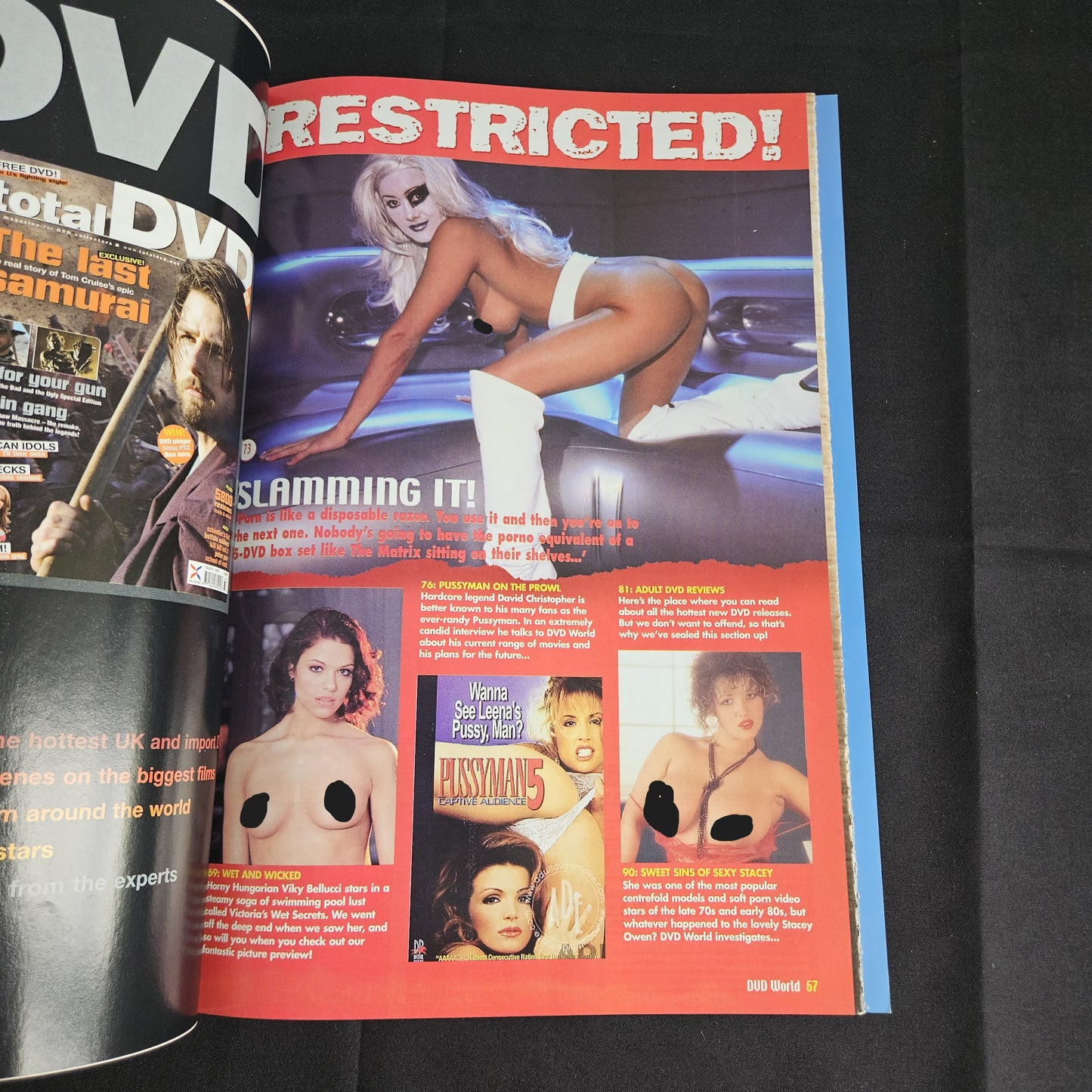 DVD World Magazine Issue 12 (2004) (1359) Drew Barrymore Viky Bellucci Sci-Fi