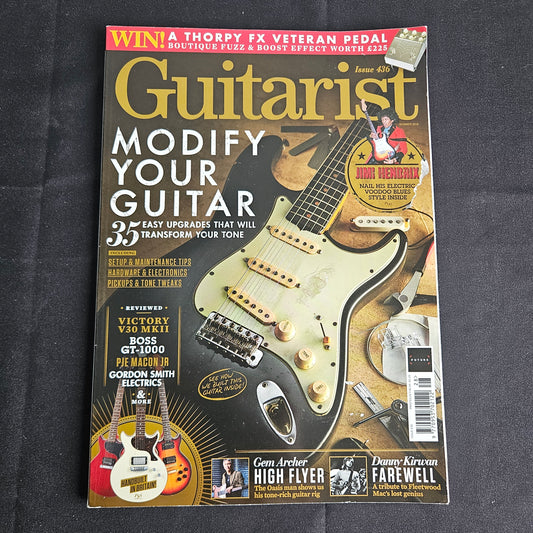 Guitarist Magazine Summer 2018 #436 (1360) Jimi Hendrix Oasis Fleetwood Mac