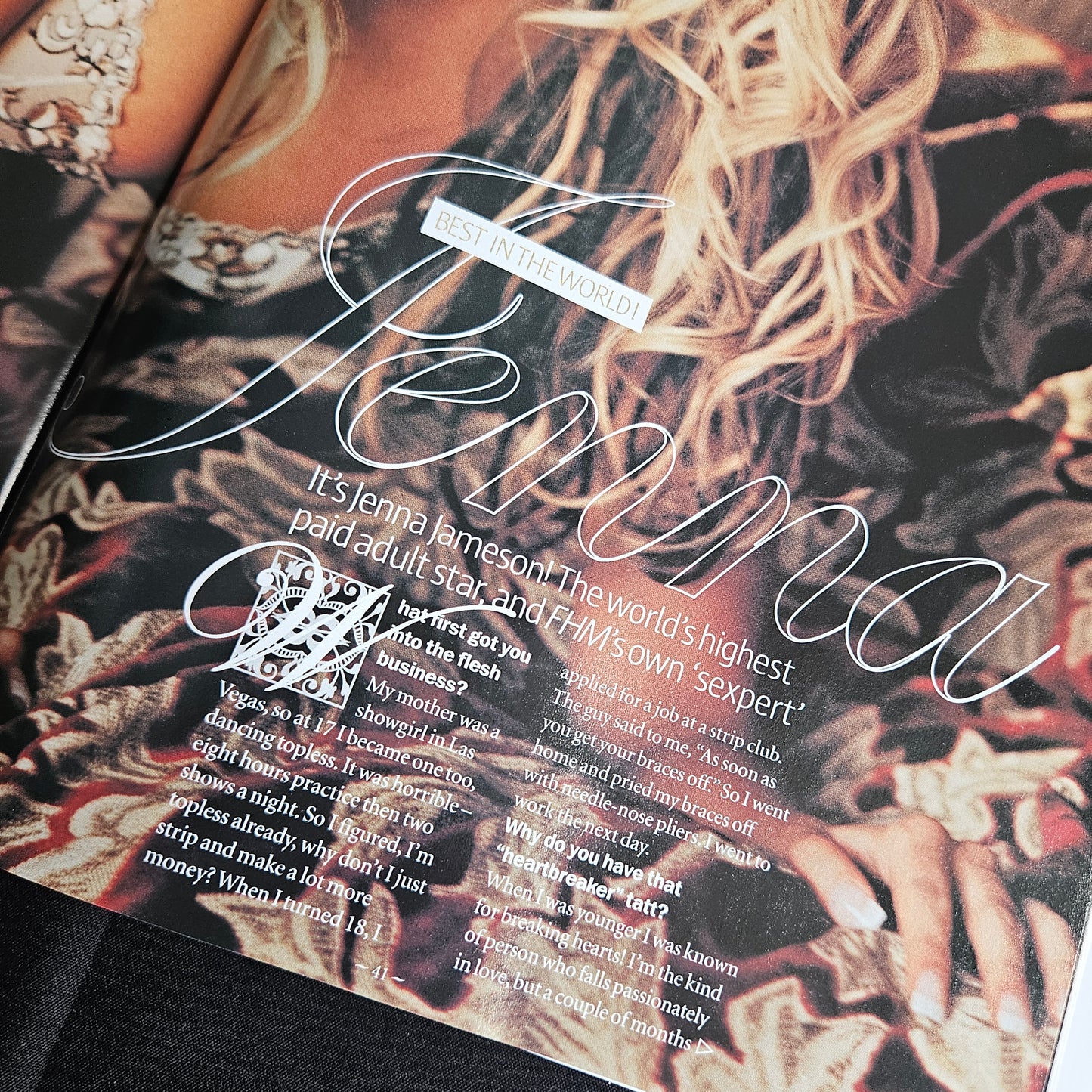 FHM Magazine Sex Confidential Booklet (0012) Jenna Jameson Jodie Moore Y2K Supplement