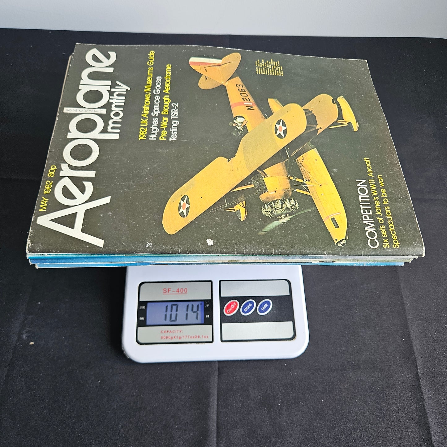 BUNDLE JOBLOT 7x AEROPLANE Monthly Magazines 1982 Aviation History (BJL0141)