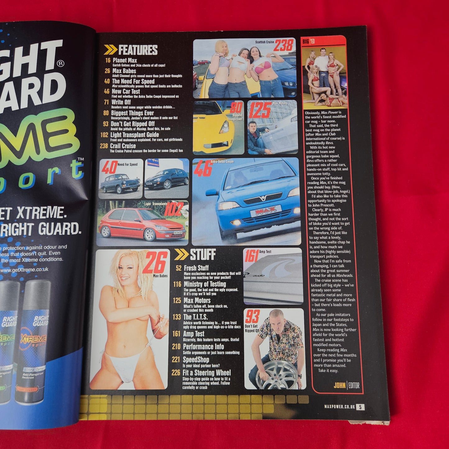 Max Power Magazine July 2001 (1361) Peugeot 309 Swiss Impreza Top Secret MR2 Y2K