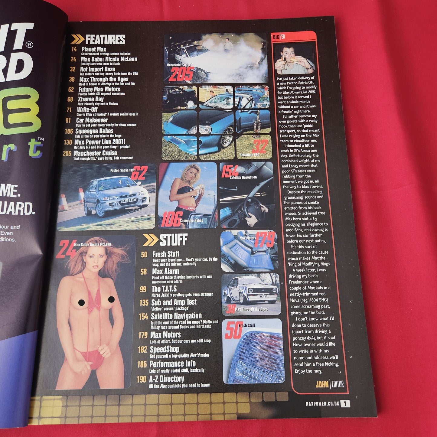 Max Power Magazine April 2001 (1361) Honda Prelude Nicola McLean 3000GT Y2K
