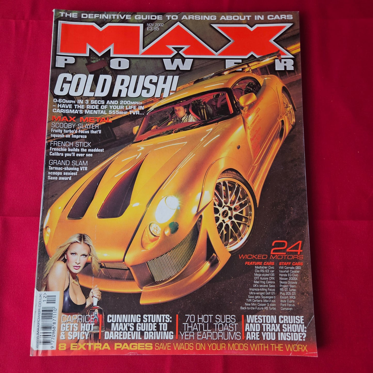 Max Power Magazine November 2002 (1352) TVR Cerbera Caprice Nicola McLean Nikkala