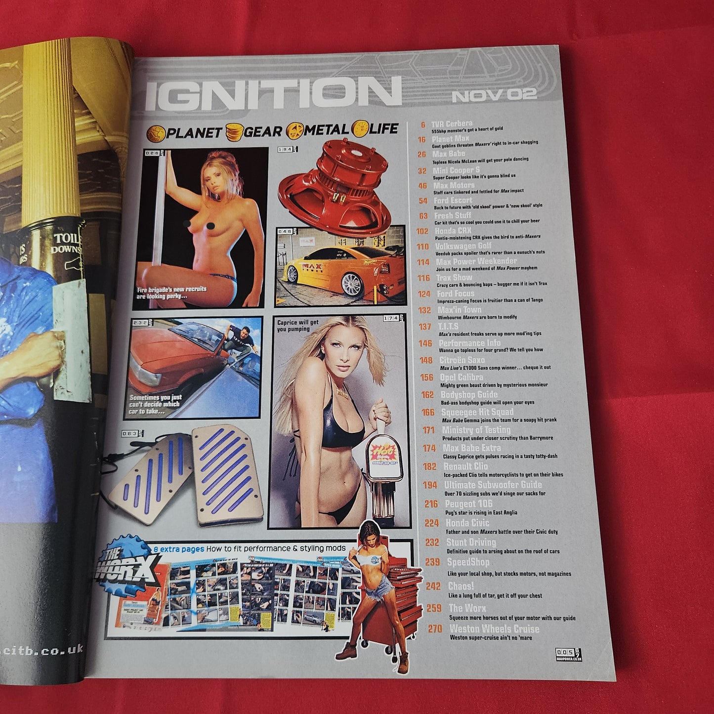 Max Power Magazine November 2002 (1352) TVR Cerbera Caprice Nicola McLean Nikkala