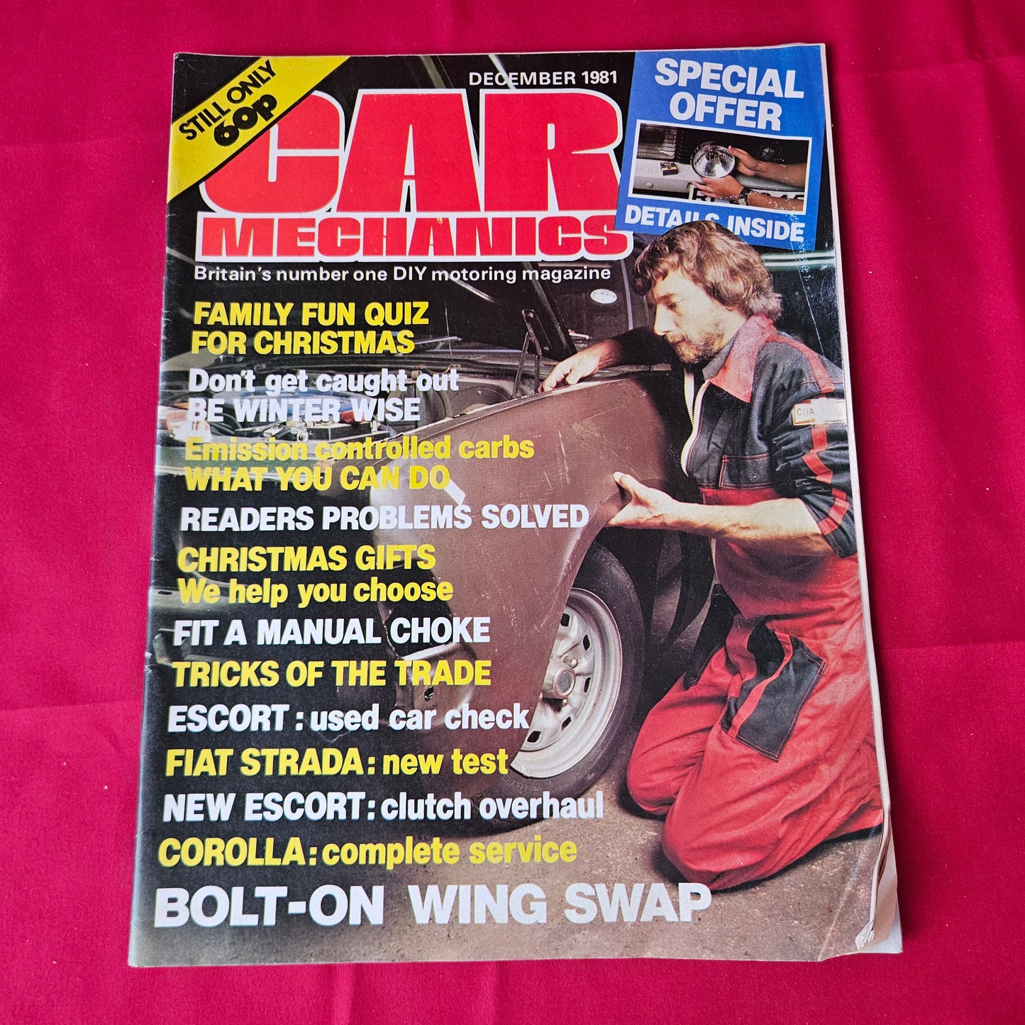 Car Mechanics December 1981 (1363) Ford Escort Cortina Wing Fiat Strada Corolla