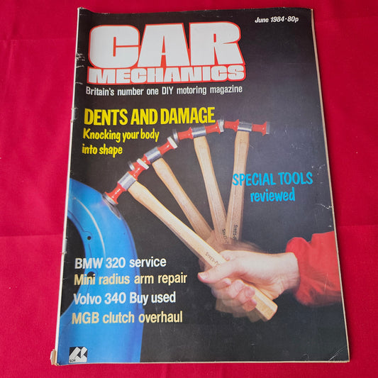 Car Mechanics Magazine June 1984 (1363) BMW 320 Mini MGB Volvo 340 Austin Maestro