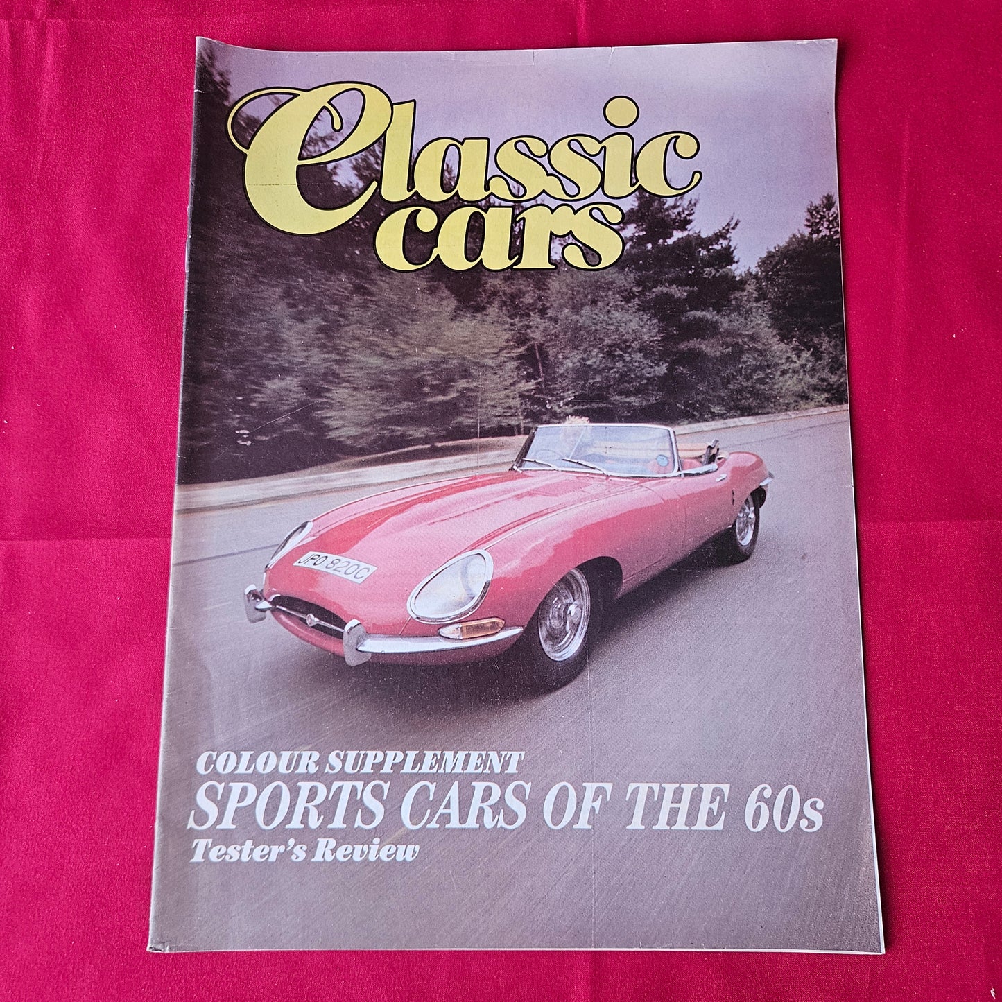 Classic Cars Magazine Sports Cars of the 60s  April 1987 (1364) Jaguar E-Type
