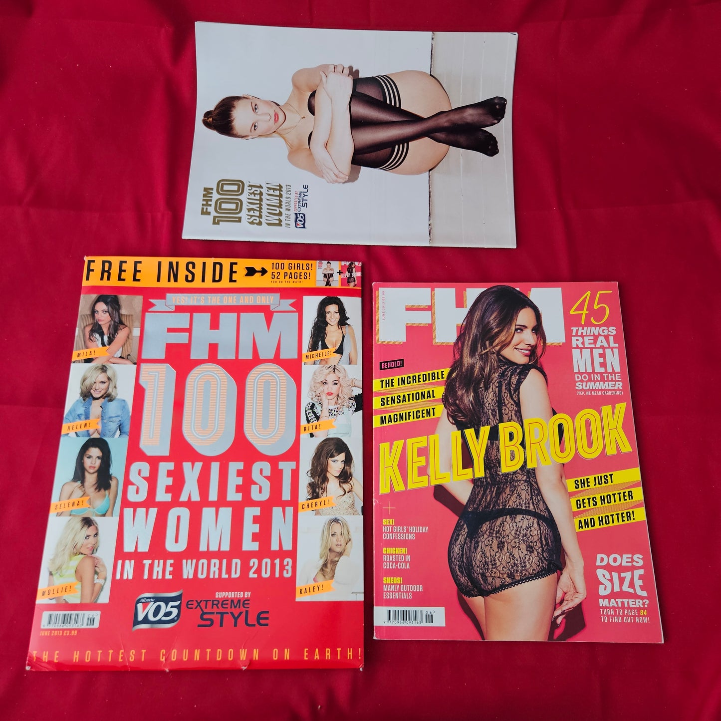 FHM Magazine June 2013 (0013) + Supplement Kelly Brook Mila Kunis Kate Upton