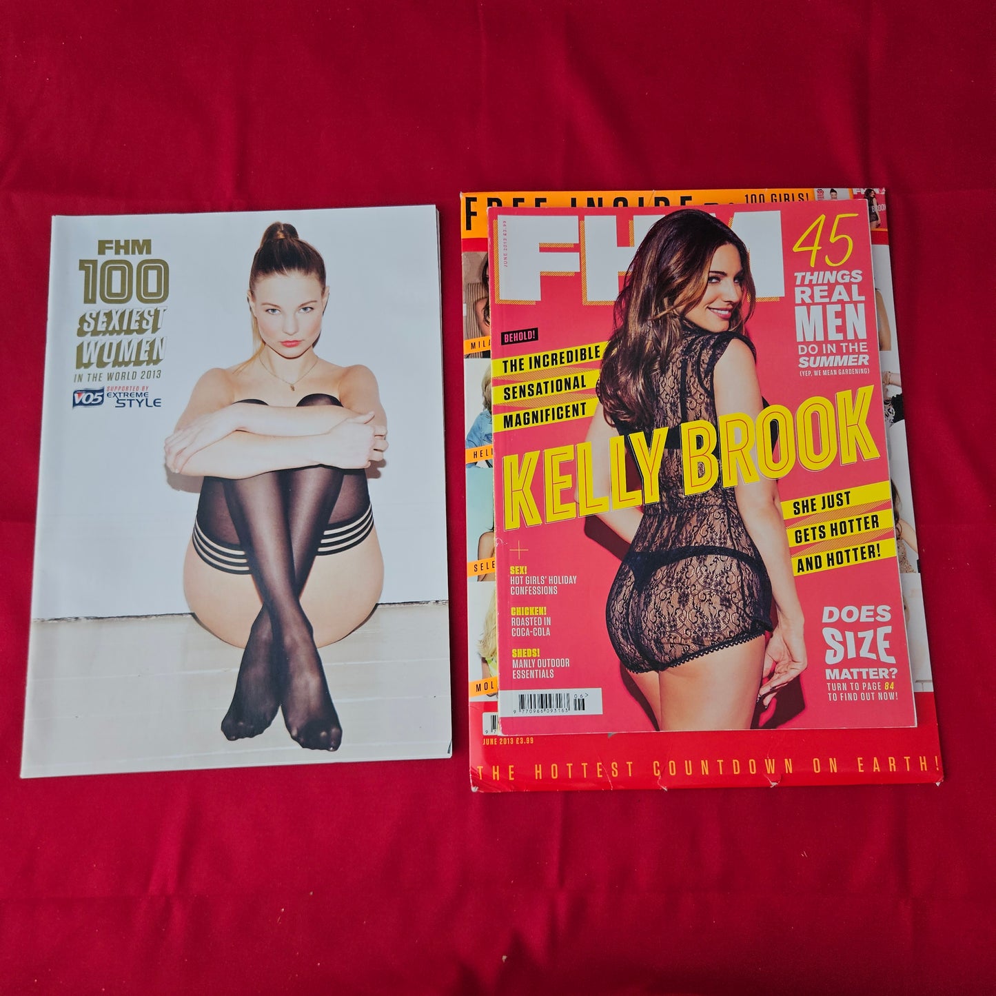 FHM Magazine June 2013 (0013) + Supplement Kelly Brook Mila Kunis Kate Upton