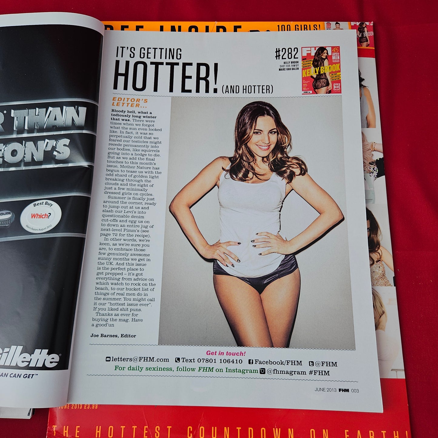 FHM Magazine June 2013 (0013) + Supplement Kelly Brook Mila Kunis Kate Upton