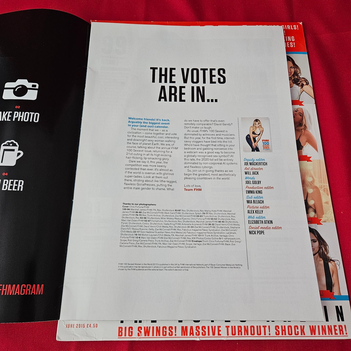 FHM Magazine June 2015 (0013) + Supplement Michelle Keegan Kelly Brook Lucy Watson