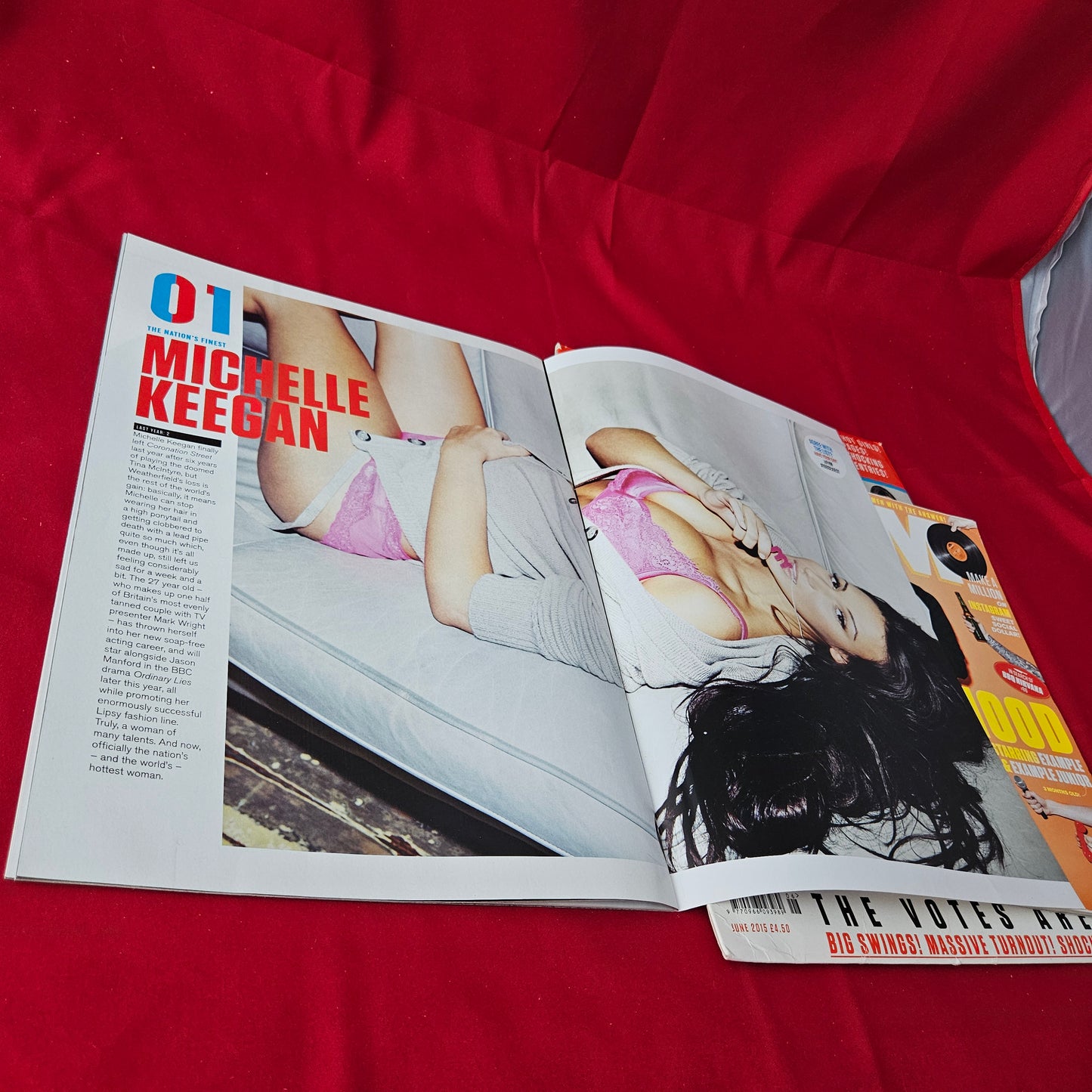 FHM Magazine June 2015 (0013) + Supplement Michelle Keegan Kelly Brook Lucy Watson