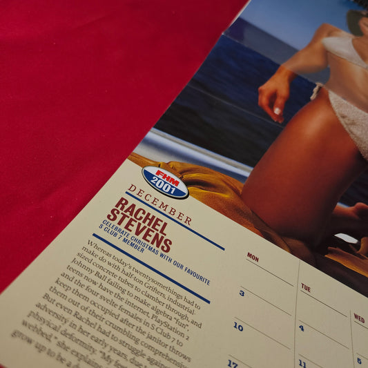 FHM Magazine Calendar 2001 (0014) Britney Spears Kelly Brook Rachel Stevens