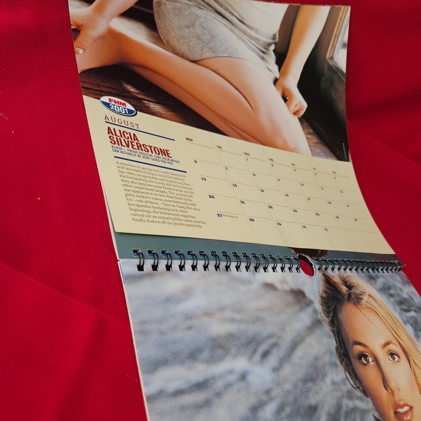 FHM Magazine Calendar 2001 (0014) Britney Spears Kelly Brook Rachel Stevens