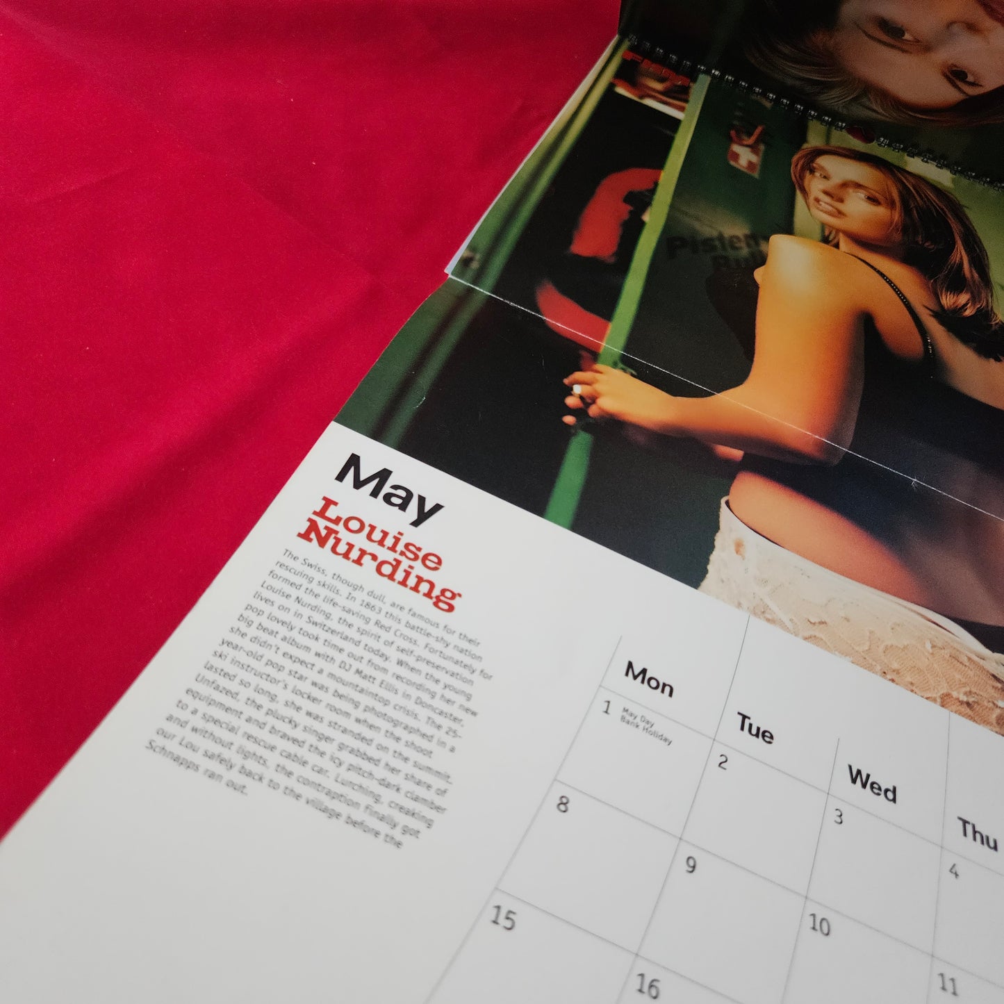 FHM Magazine Calendar 2000 (0014) Dannii Minogue Isla Fisher Claire Richards