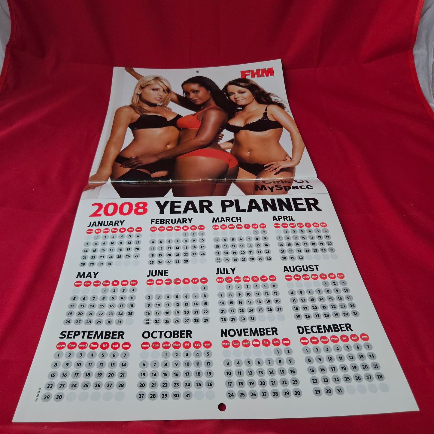 FHM Magazine Calendar 2007 (0014) Gemma Atkinson Keeley Hazell Tera Patrick