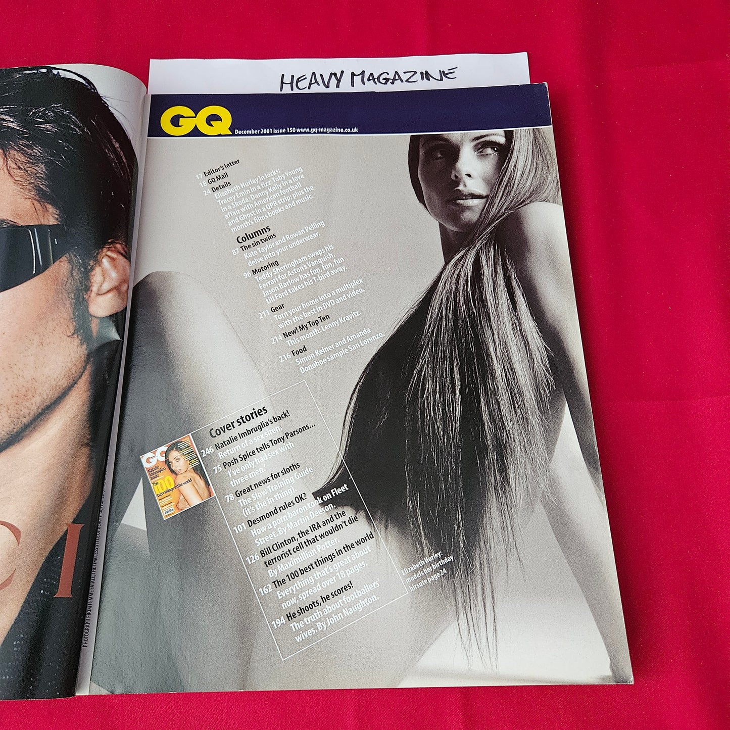 GQ Magazine December 2001 (1365) Natalie Imbruglia Victoria Beckham Liz Hurley