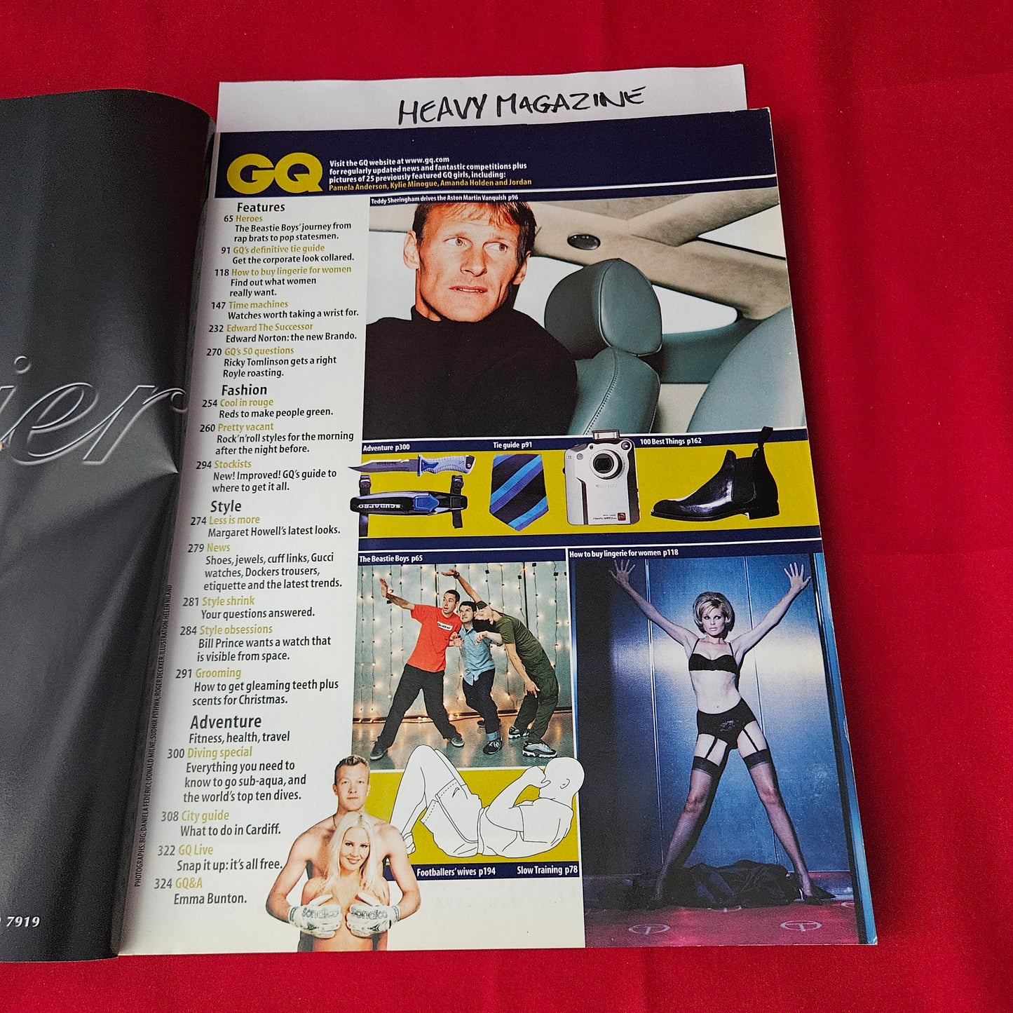 GQ Magazine December 2001 (1365) Natalie Imbruglia Victoria Beckham Liz Hurley
