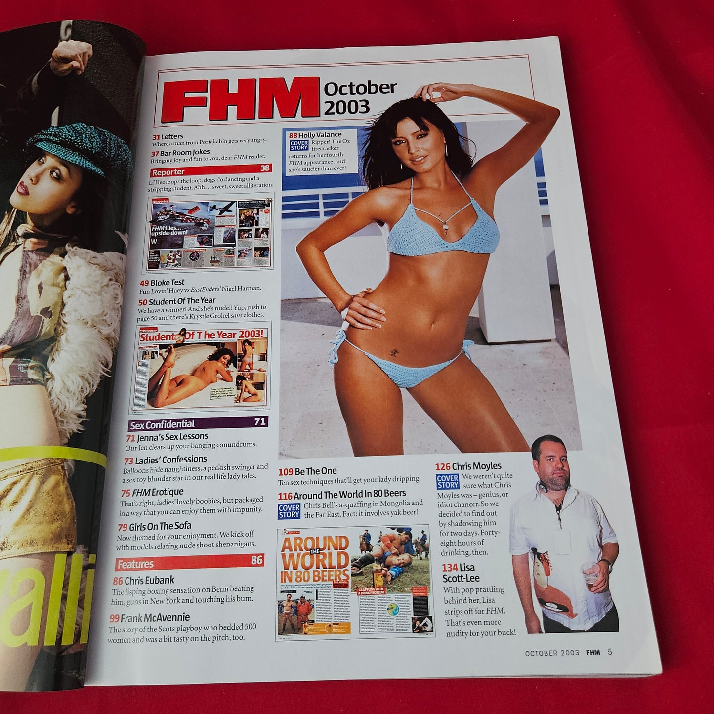 FHM Magazine October 2003 (1365) Holly Valance Rachel Hunter Football Special